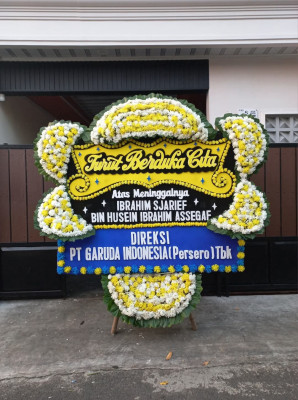 Papan Bunga Duka di Wringin