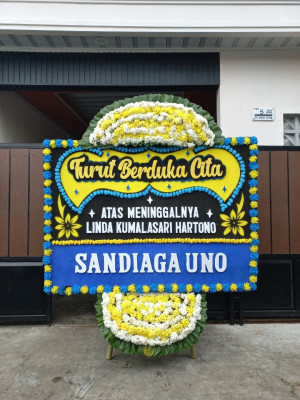 Papan Bunga Duka di Wringin